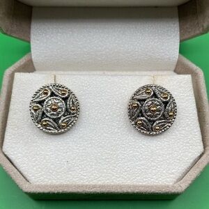 Vintage NAPIER Screw-Back Paisley Earrings